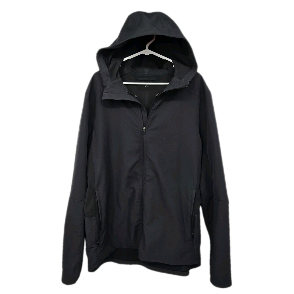 Lululemon Warp Light Packable Running Jacket Men XL Navy? Black LM4AAFS Zip Hood